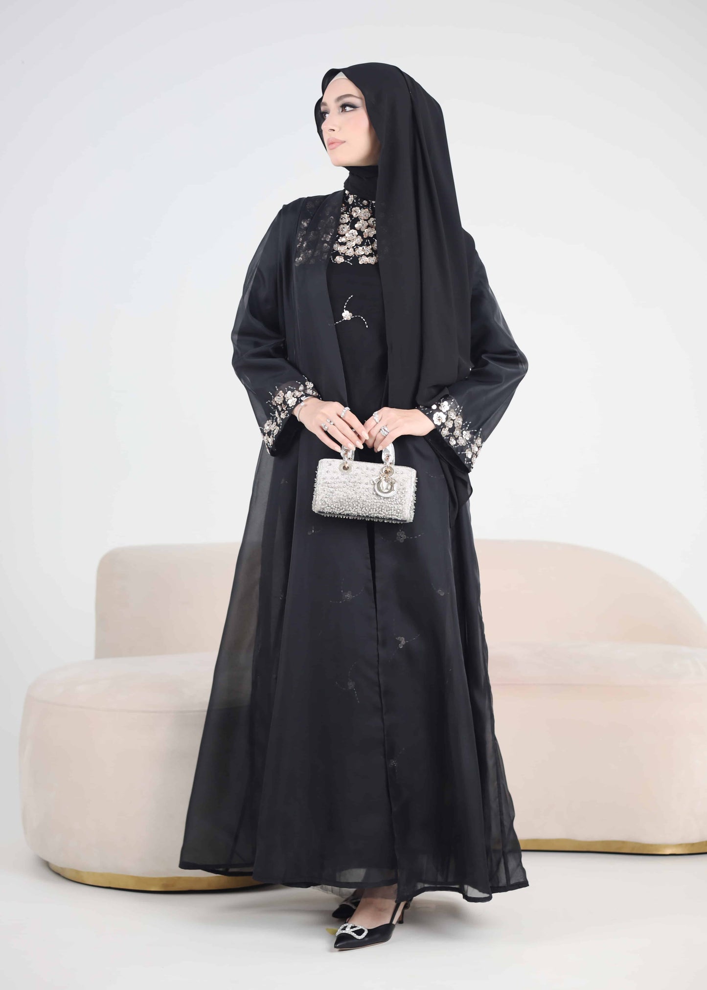 SERENE ABAYA TALL (BLACK)