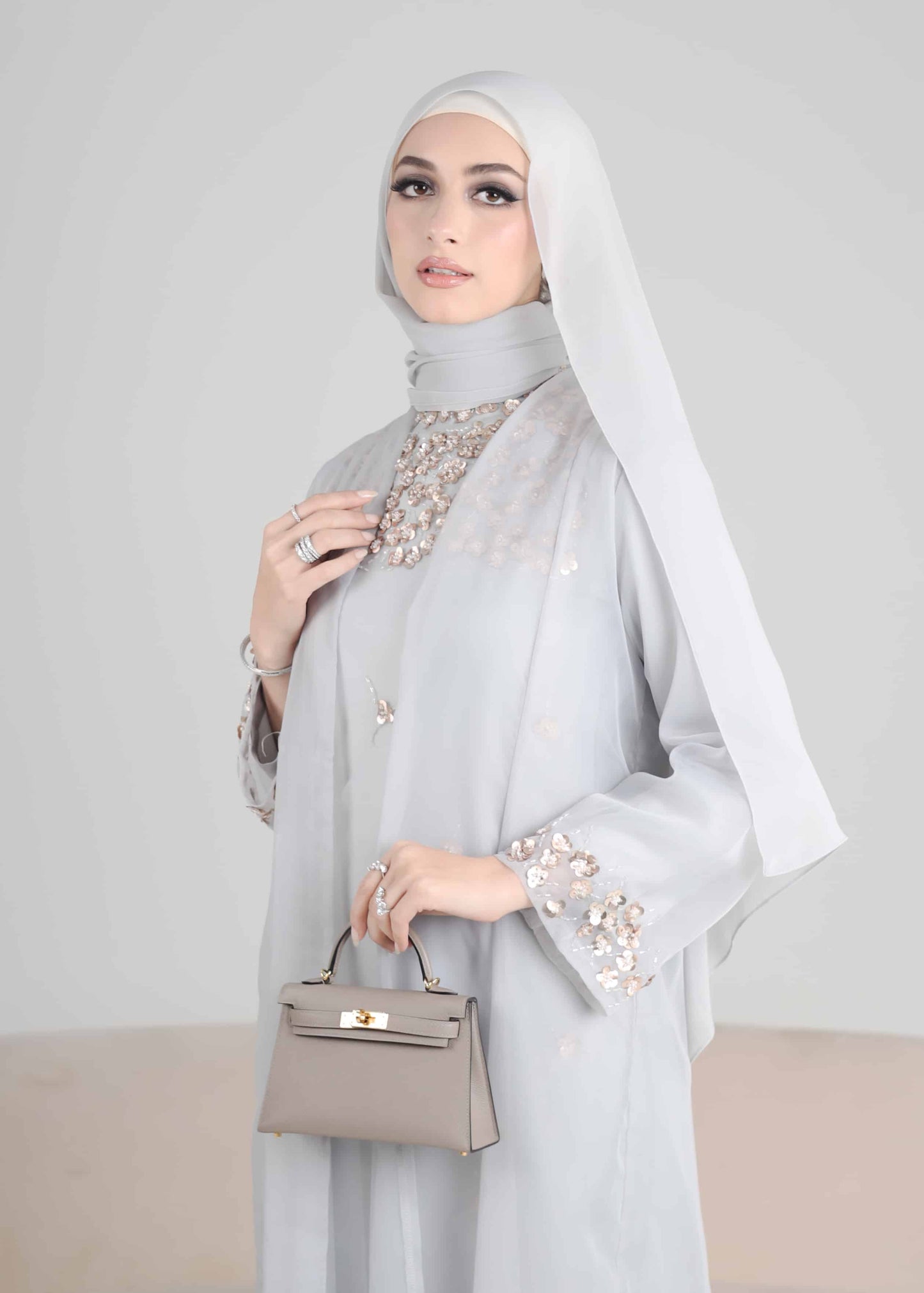 SERENE ABAYA TALL (GREY)