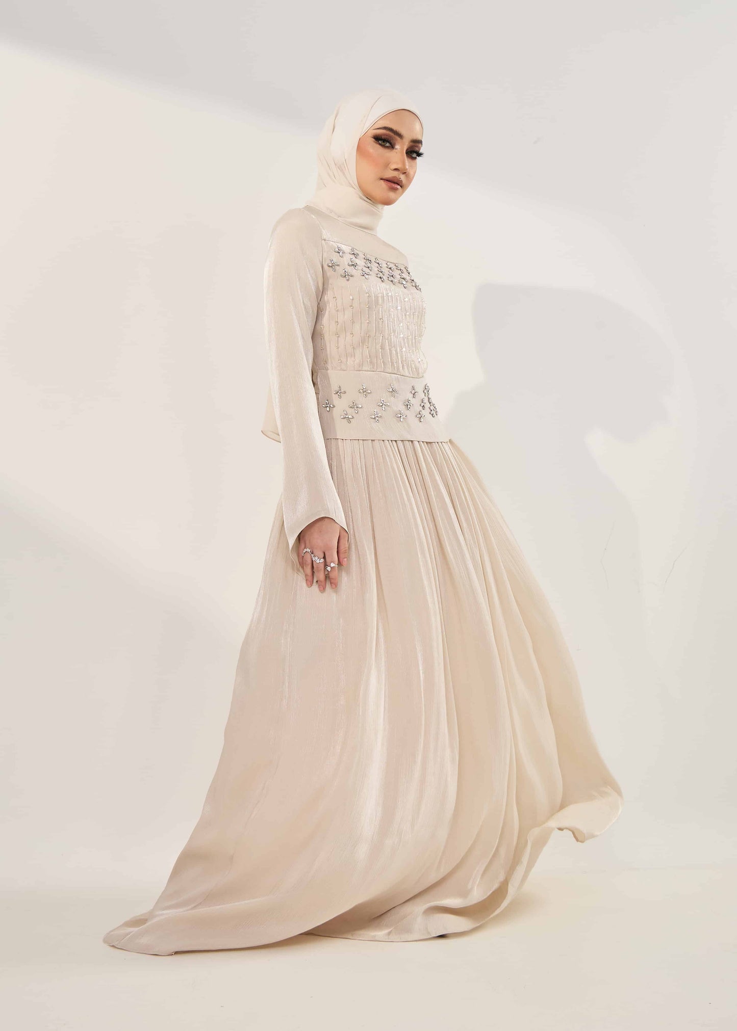 MINOR DEFECT ELYSIA DRESS (CHAMPAGNE)