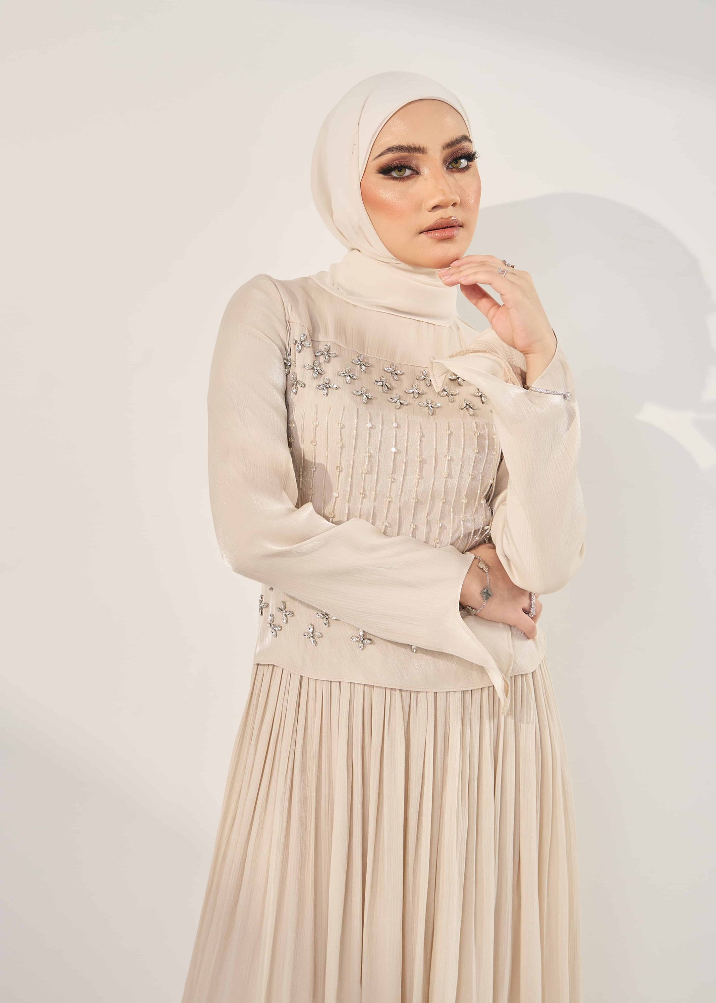 MINOR DEFECT ELYSIA DRESS (CHAMPAGNE)