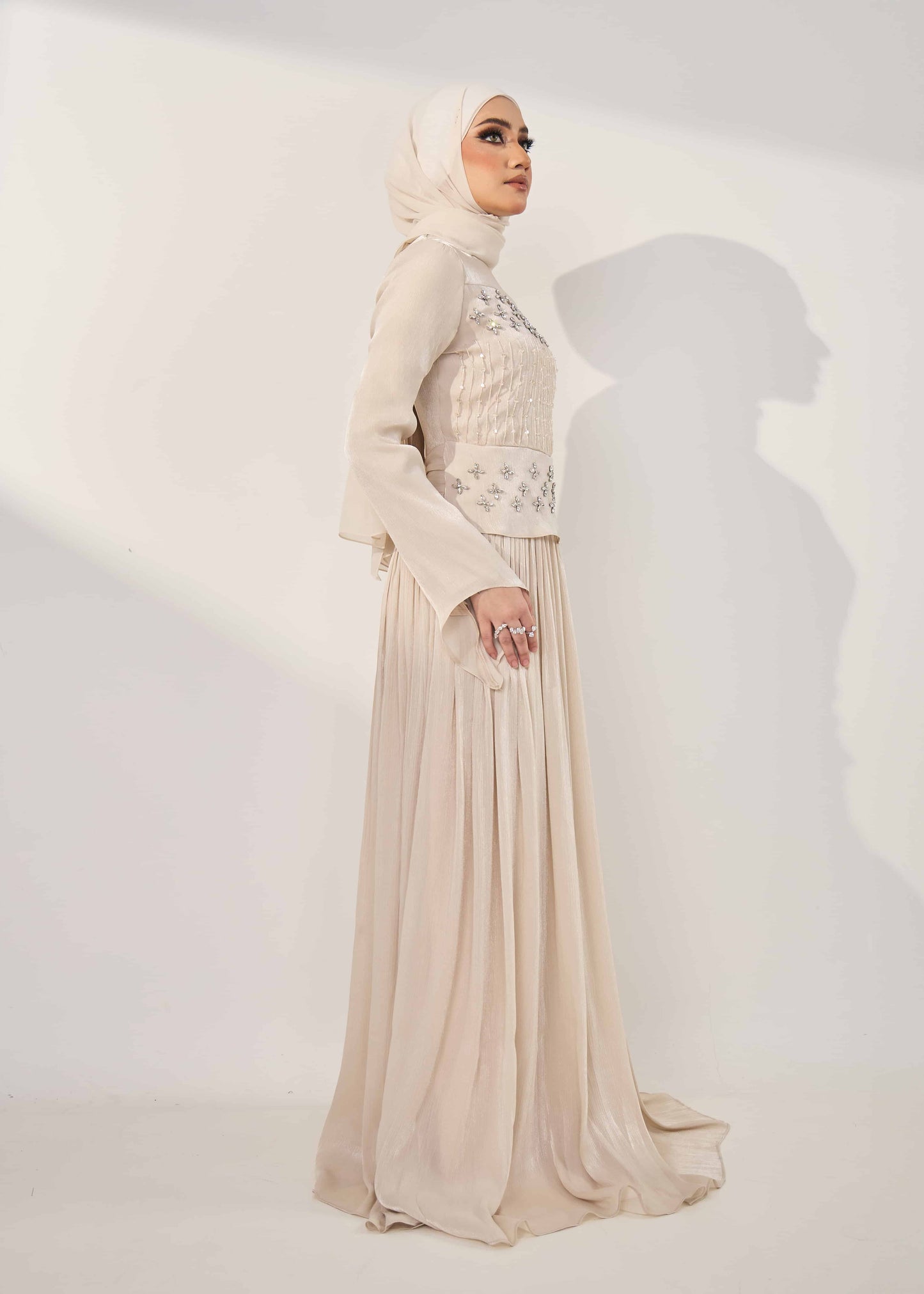 MINOR DEFECT ELYSIA DRESS (CHAMPAGNE)