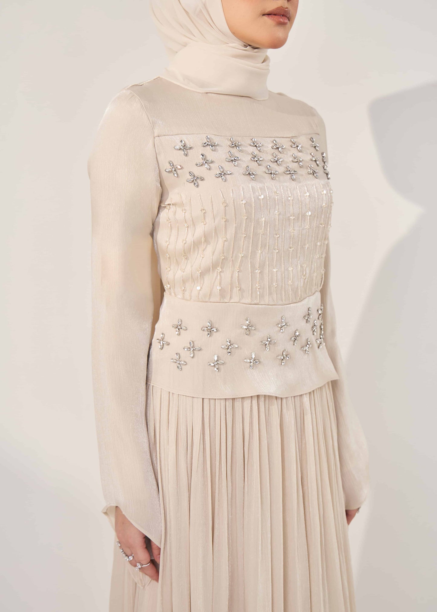 MINOR DEFECT ELYSIA DRESS (CHAMPAGNE)