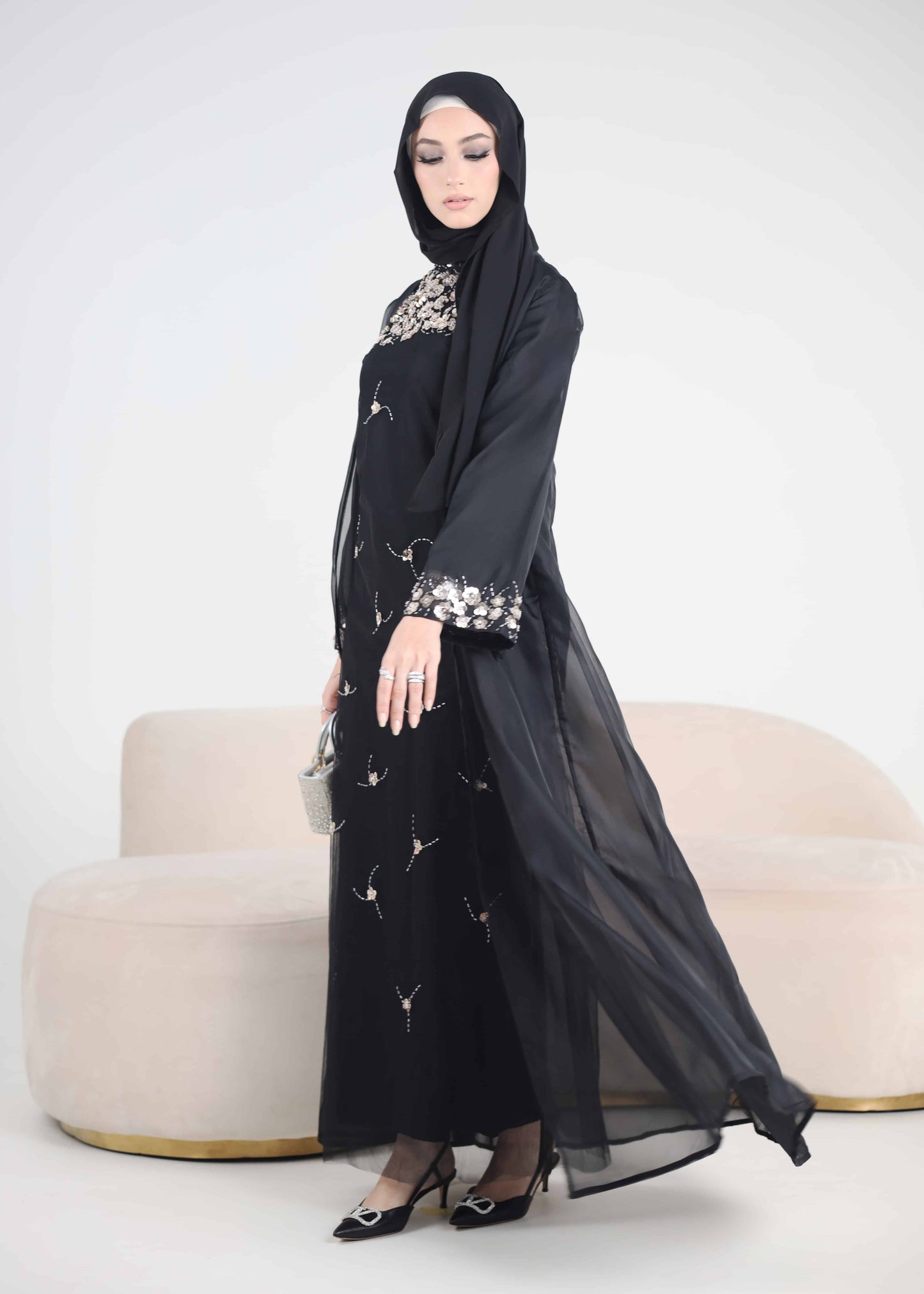 SERENE ABAYA TALL (BLACK)
