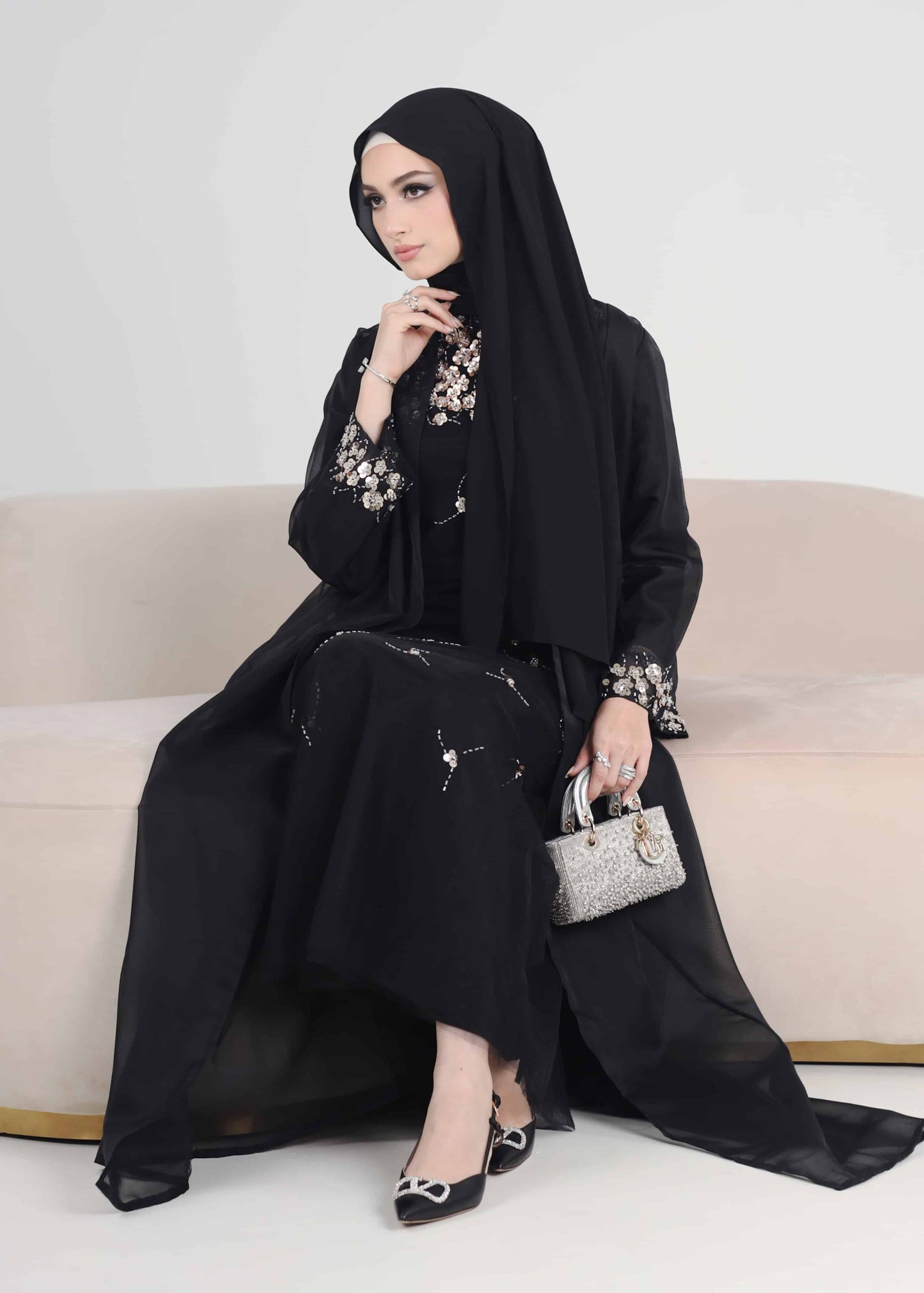 SERENE ABAYA TALL (BLACK)