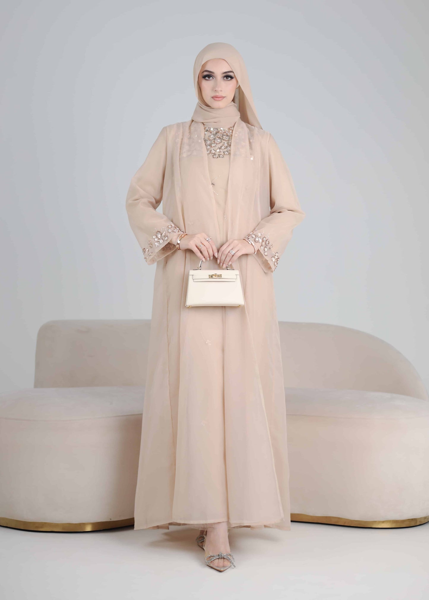 SERENE ABAYA TALL (CHAMPAGNE)
