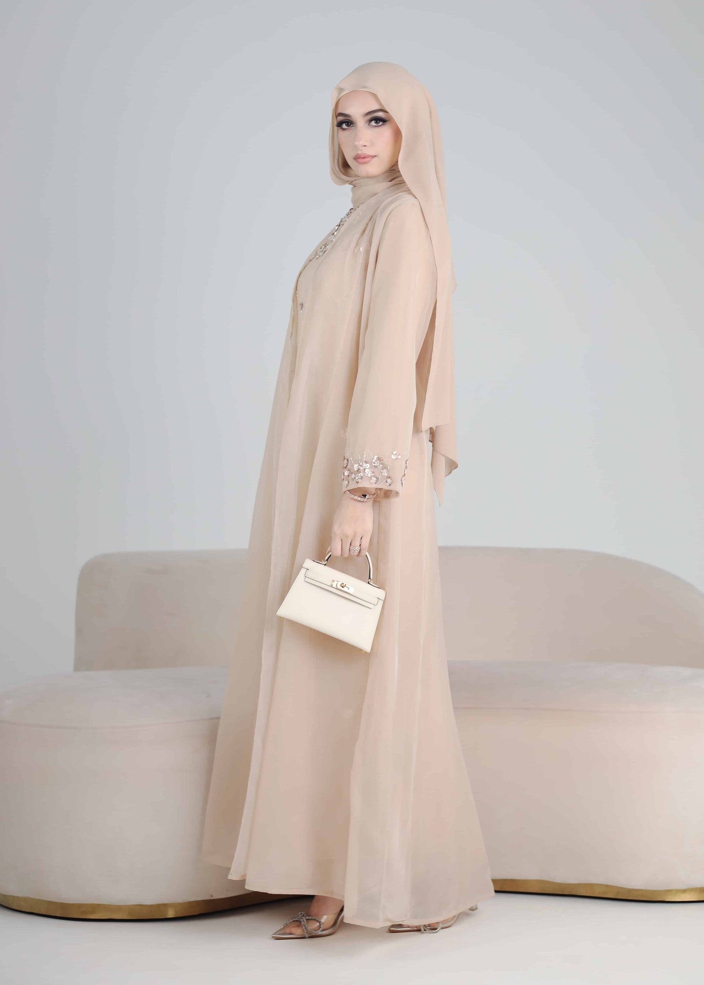 SERENE ABAYA TALL (CHAMPAGNE)