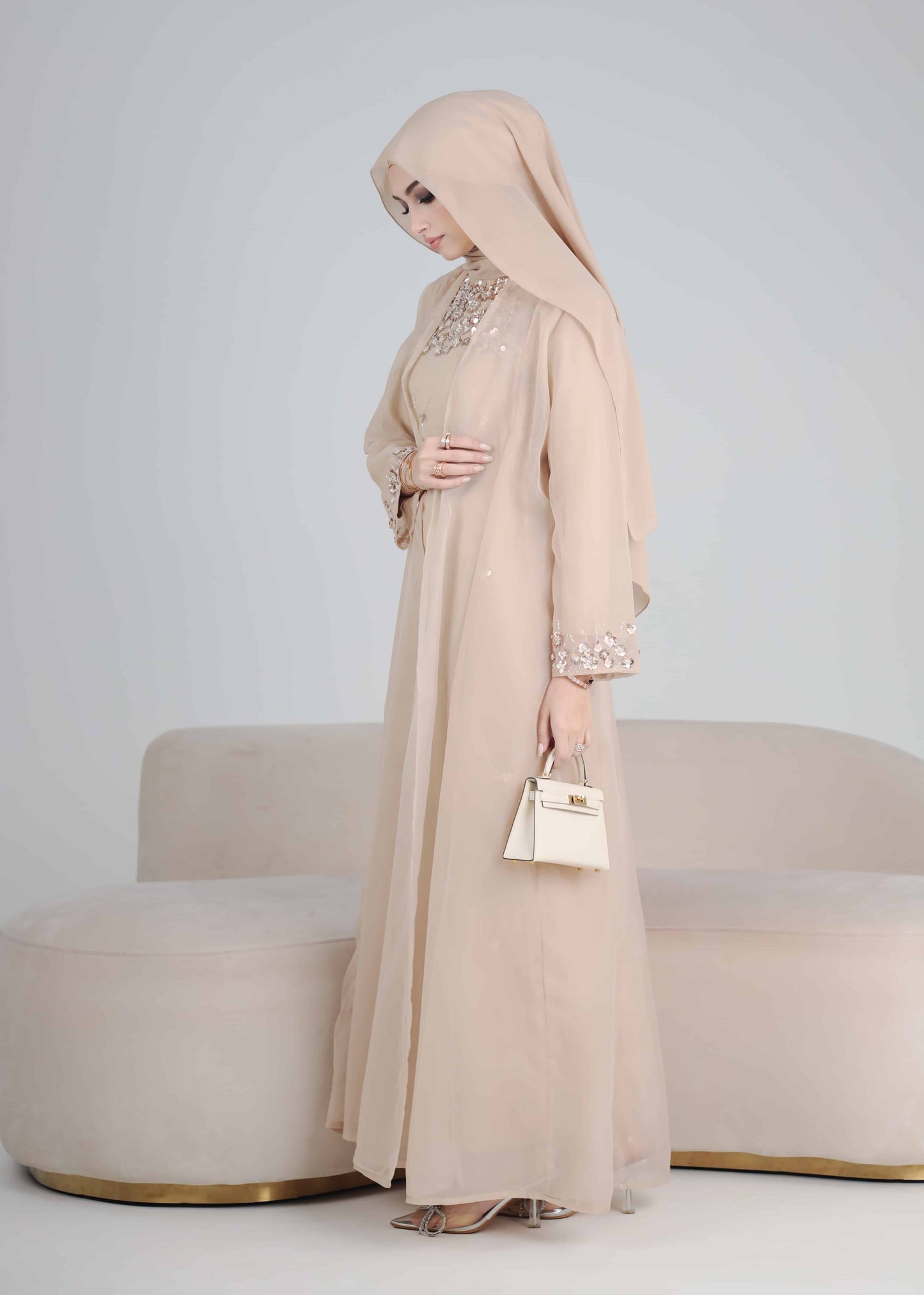 SERENE ABAYA TALL (CHAMPAGNE)