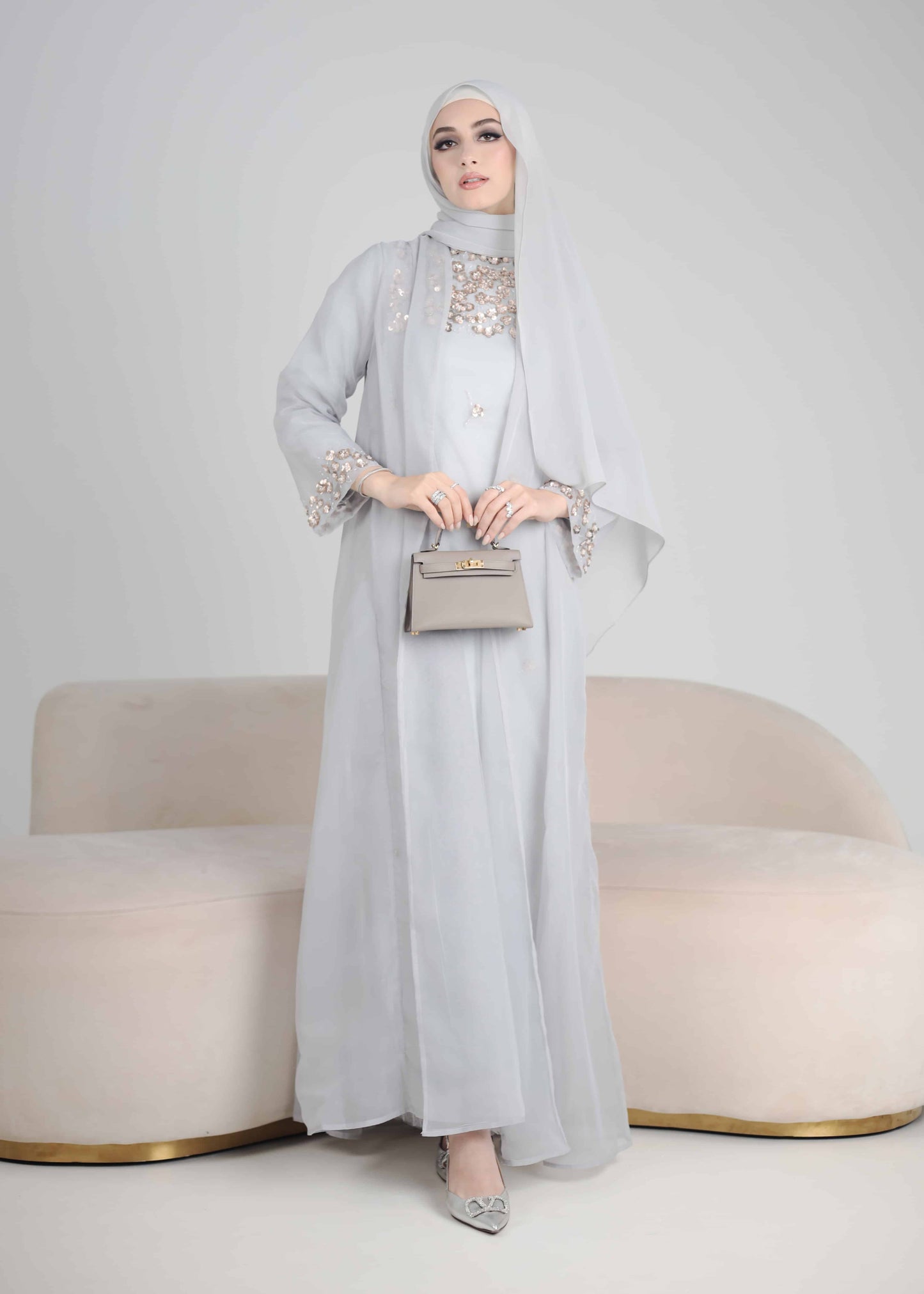 SERENE ABAYA TALL (GREY)
