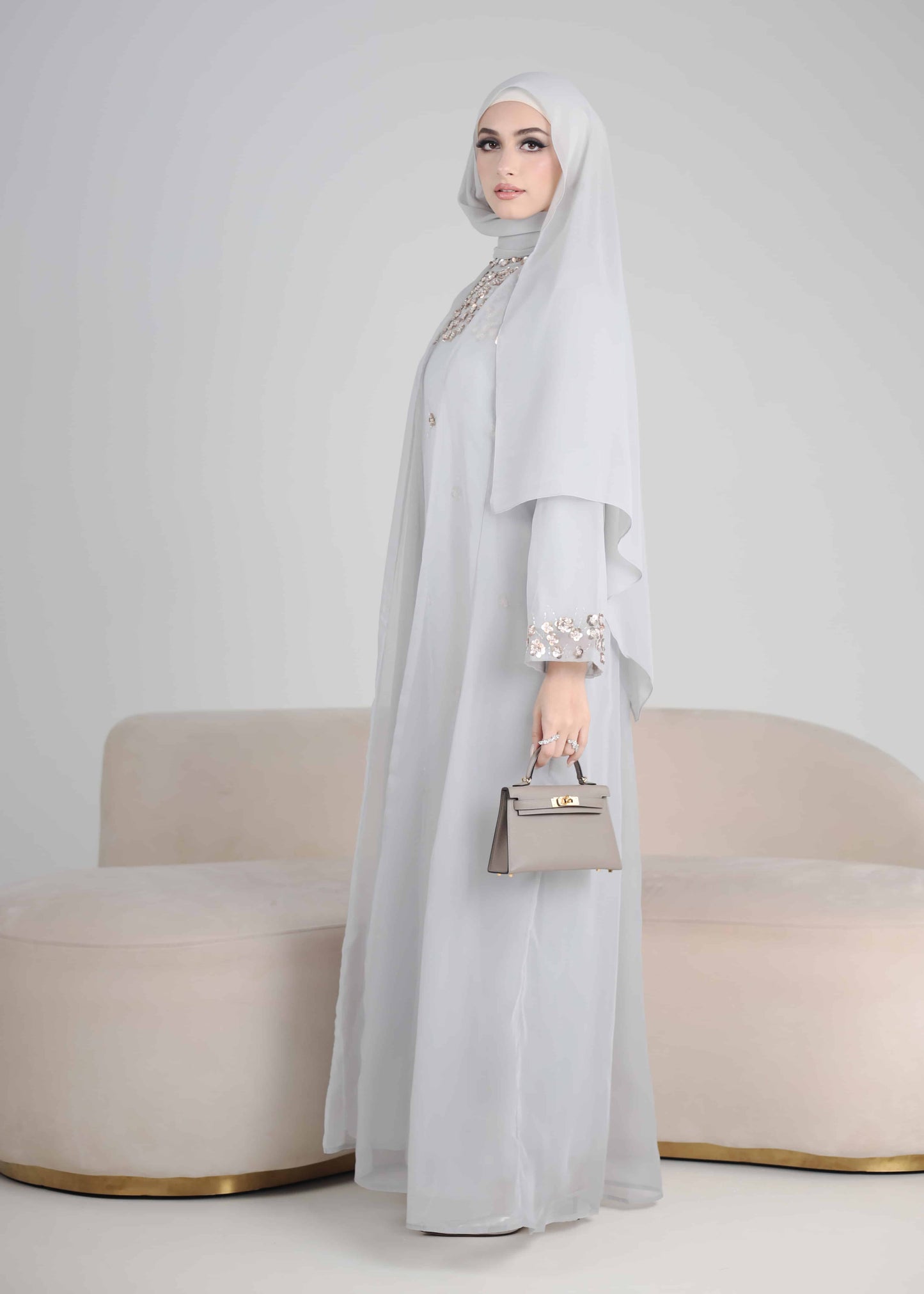 SERENE ABAYA TALL (GREY)