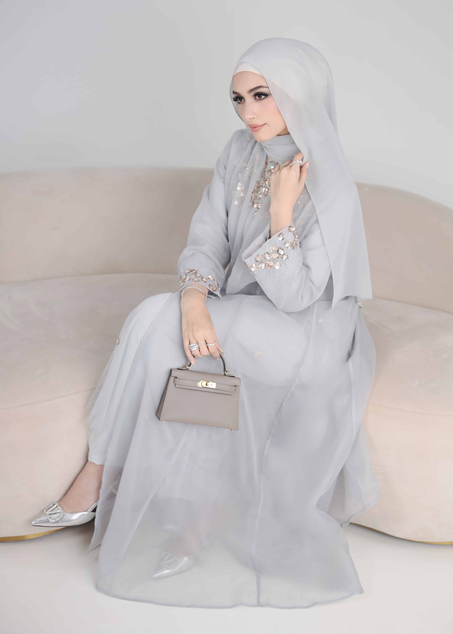 SERENE ABAYA TALL (GREY)
